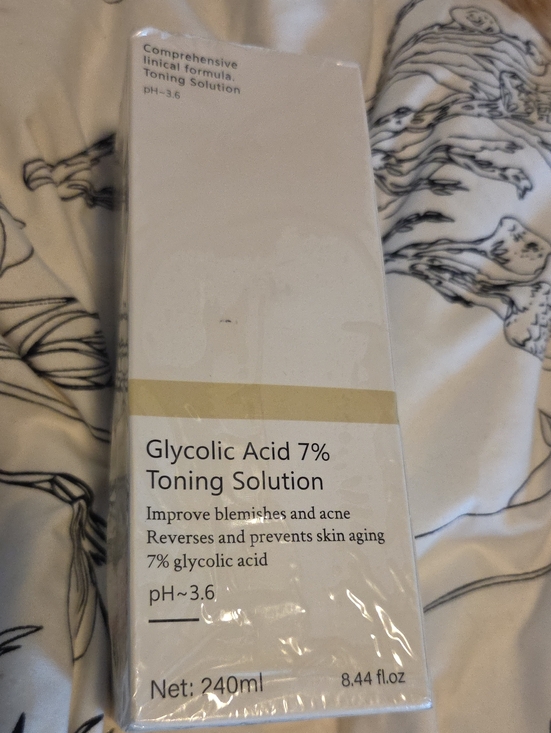 Other - Glycolic Acid 7% Toning Solution - NIB